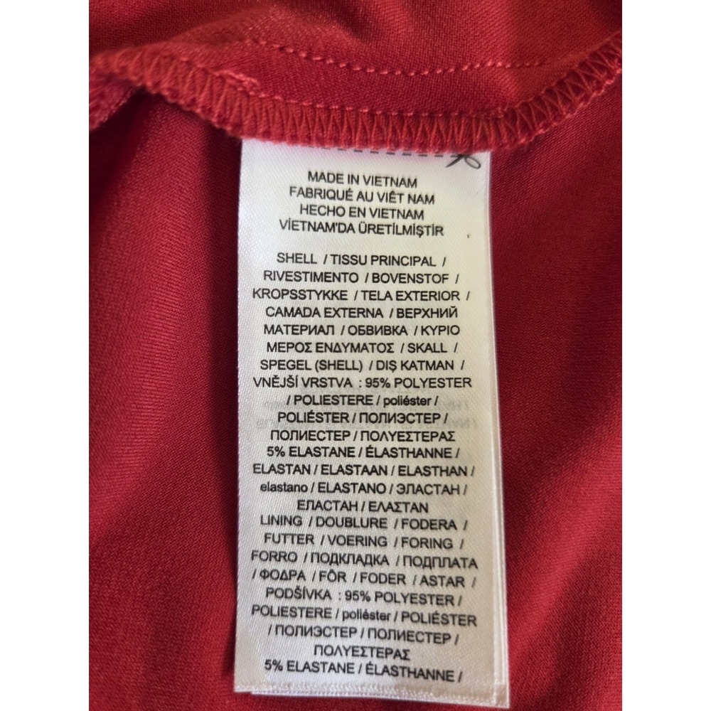 Lauren Ralph Lauren Women's Surplice Jersey Knit Dress Red‎ Size 22W NEW! $125 - Picture 14 of 15